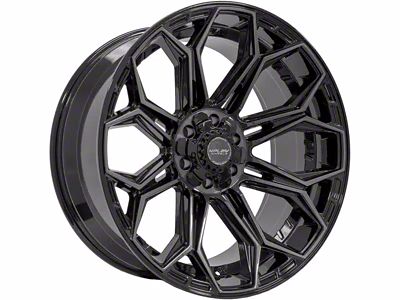 4Play 4P83 Brushed Black 6-Lug Wheel; 20x10; -18mm Offset (24-25 Ranger)