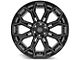 4Play 4P83 Brushed Black 6-Lug Wheel; 24x10; 18mm Offset (2024 Ranger)