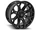 4Play 4P83 Brushed Black 6-Lug Wheel; 24x10; 18mm Offset (2024 Ranger)