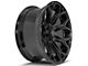 4Play 4P83 Brushed Black 6-Lug Wheel; 24x10; 18mm Offset (2024 Ranger)