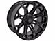 4Play 4P83 Gloss Black with Brushed Face 6-Lug Wheel; 22x12; -44mm Offset (2024 Ranger)