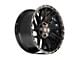 4Play Sport2.0 4PS28 Brushed Black with Tinted Clear Coat 6-Lug Wheel; 22x10; 0mm Offset (24-25 Ranger)