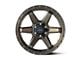 4Play Sport2.0 4PS63 Bronze 6-Lug Wheel; 18x9; -6mm Offset (24-25 Ranger)