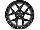 4Play 4P55 Gloss Black with Brushed Face 5-Lug Wheel; 22x12; -44mm Offset (94-01 RAM 1500)