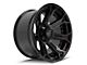 4Play 4P70 Gloss Black with Brushed Face 5-Lug Wheel; 22x12; -44mm Offset (94-01 RAM 1500)