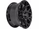 4Play 4P83 Brushed Black 5-Lug Wheel; 20x10; -18mm Offset (94-01 RAM 1500)