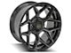 4Play 4P06 Brushed Black 6-Lug Wheel; 20x10; -18mm Offset (99-06 Sierra 1500)