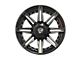 4Play 4P08 Brushed Black 6-Lug Wheel; 20x10; -18mm Offset (99-06 Sierra 1500)