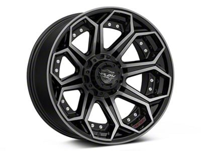 4Play 4P80R Brushed Black 6-Lug Wheel; 20x10; -18mm Offset (99-06 Sierra 1500)