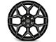 4Play 4P06 Brushed Black 6-Lug Wheel; 22x9; 12mm Offset (99-06 Silverado 1500)