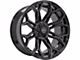 4Play 4P83 Brushed Black 6-Lug Wheel; 20x10; -18mm Offset (99-06 Silverado 1500)