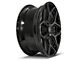 4Play 4P06 Brushed Black 6-Lug Wheel; 22x9; 12mm Offset (23-24 Canyon)