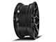 4Play 4P06 Brushed Black 6-Lug Wheel; 22x9; 12mm Offset (23-24 Canyon)