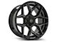 4Play 4P06 Brushed Black 6-Lug Wheel; 24x10; 18mm Offset (23-24 Canyon)