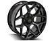 4Play 4P06 Brushed Black 6-Lug Wheel; 24x10; 18mm Offset (23-24 Canyon)