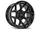 4Play 4P06 Gloss Black with Brushed Face 6-Lug Wheel; 20x10; -18mm Offset (23-24 Canyon)