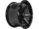 4Play 4P63 Brushed Black 6-Lug Wheel; 20x10; -18mm Offset (23-25 Canyon)