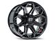 4Play 4P80R Brushed Black 6-Lug Wheel; 20x9; 0mm Offset (23-24 Canyon)