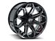 4Play 4P80R Brushed Black 6-Lug Wheel; 20x9; 0mm Offset (23-24 Canyon)