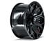 4Play 4P80R Brushed Black 6-Lug Wheel; 20x9; 0mm Offset (23-24 Canyon)