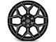 4Play 4P83 Brushed Black 6-Lug Wheel; 22x9; 12mm Offset (23-24 Canyon)