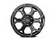 4Play Sport2.0 4PS26 Brushed Dark Charcoal 6-Lug Wheel; 22x10; 24mm Offset (23-24 Canyon)