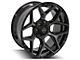 4Play 4P06 Brushed Black 6-Lug Wheel; 24x10; 18mm Offset (23-24 Colorado)