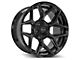 4Play 4P06 Gloss Black with Brushed Face 6-Lug Wheel; 20x10; -18mm Offset (23-24 Colorado)