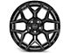 4Play 4P06 Gloss Black with Brushed Face 6-Lug Wheel; 20x10; -18mm Offset (23-24 Colorado)