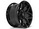 4Play 4P06 Gloss Black with Brushed Face 6-Lug Wheel; 20x10; -18mm Offset (23-24 Colorado)