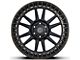 4Play 4PS12 Satin Black Machined with Bronze 6-Lug Wheel; 22x9; 0mm Offset (21-24 F-150)
