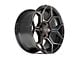 4Play Sport2.0 4PS26 Gloss Black with Brushed Face and Tinted Clear 6-Lug Wheel; 20x9; 18mm Offset (21-25 F-150)