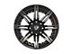 4Play 4P08 Brushed Black 8-Lug Wheel; 20x10; -24mm Offset (17-22 F-350 Super Duty SRW)