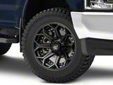 4Play 4P80R Brushed Black 8-Lug Wheel; 20x10; -24mm Offset (17-22 F-350 Super Duty SRW)