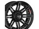 4Play 4P08 Brushed Black 5-Lug Wheel; 20x10; -24mm Offset (02-08 RAM 1500, Excluding Mega Cab)