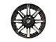 4Play 4P08 Brushed Black 5-Lug Wheel; 20x10; -24mm Offset (02-08 RAM 1500, Excluding Mega Cab)