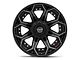 4Play 4P80R Brushed Black 5-Lug Wheel; 20x10; -24mm Offset (02-08 RAM 1500, Excluding Mega Cab)