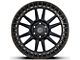 4Play 4PS12 Satin Black Machined with Bronze 6-Lug Wheel; 22x9; 0mm Offset (19-24 RAM 1500)