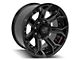 4Play 4P70 Gloss Black with Brushed Face 8-Lug Wheel; 20x10; -24mm Offset (19-24 RAM 2500)
