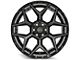4Play 4P06 Brushed Black 6-Lug Wheel; 24x10; 18mm Offset (19-24 Sierra 1500)