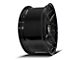 4Play Forged Series 4PF6 Matte Black Center with Gloss Black Barrel 8-Lug Wheel; 22x10; -18mm Offset (20-24 Sierra 3500 HD SRW)