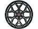 4Play 4P06 Brushed Black 6-Lug Wheel; 20x10; -18mm Offset (21-24 Yukon)