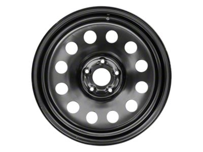 12-Hole Replica Steel Black 5-Lug Wheel; 20x8; 19mm Offset (94-01 RAM 1500)