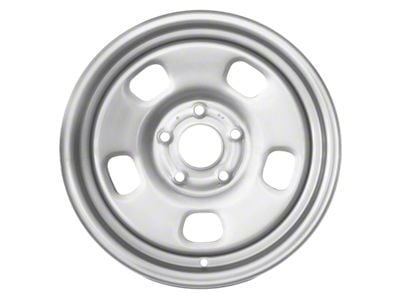 5-Slot Replica Steel Silver 5-Lug Wheel; 17x7; 25mm Offset (94-01 RAM 1500)