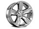 OE 5-Spoke Style Polished with Silver Inlay 5-Lug Wheel; 20x9; 19mm Offset (94-01 RAM 1500)