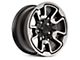 Rebel Style Polished with Black Inlay 5-Lug Wheel; 17x8; 18mm Offset (94-01 RAM 1500)