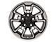 Rebel Style Polished with Black Inlay 5-Lug Wheel; 17x8; 18mm Offset (94-01 RAM 1500)