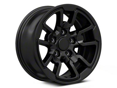 Rebel Style Satin Black 5-Lug Wheel; 17x8; 18mm Offset (94-01 RAM 1500)