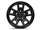 Rebel Style Satin Black 5-Lug Wheel; 17x8; 18mm Offset (94-01 RAM 1500)