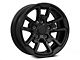 Rebel Style Satin Black 5-Lug Wheel; 17x8; 18mm Offset (94-01 RAM 1500)